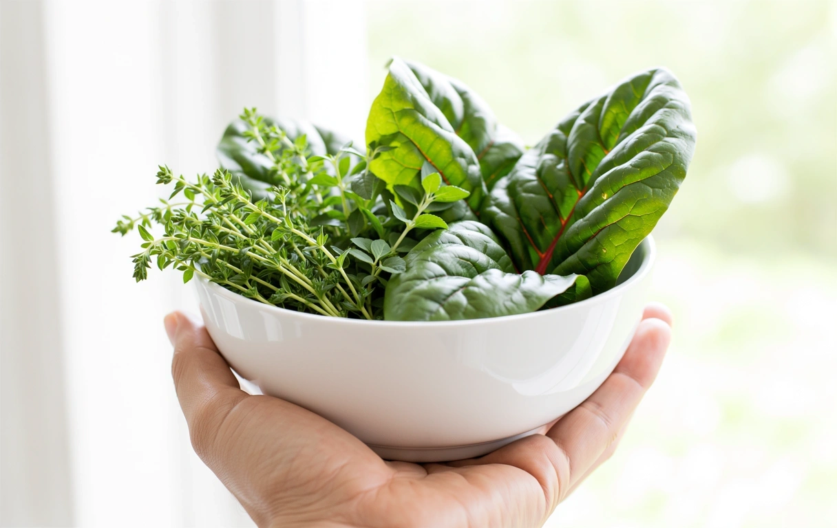 Grünes Gemüse für maximale Vitalität