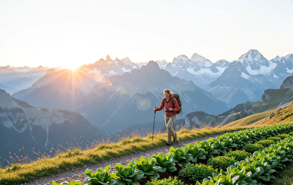 Sport und Natur in den Schweizer Alpen