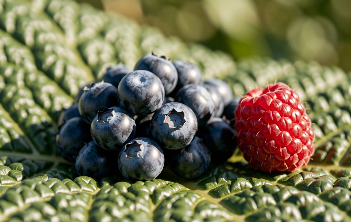 Beeren und Kohl